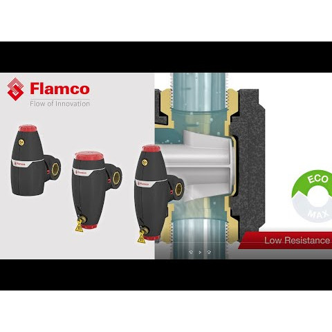 Séparateur d'air et de saletés avec aimant xstream vent-clean 1 f - flamco - 11062