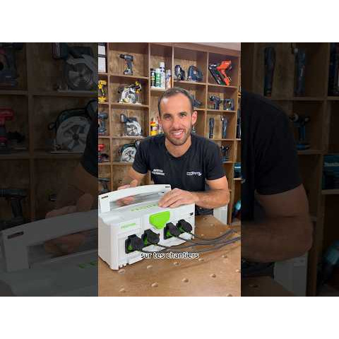Systainer festool sys-powerhub - 2500w 5 prises de courant - 201682