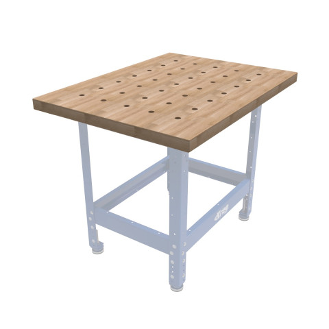 Banc en bois dur 610 mm x 813 mm avec plateau perforé - KREG - HWBT-3224-DH