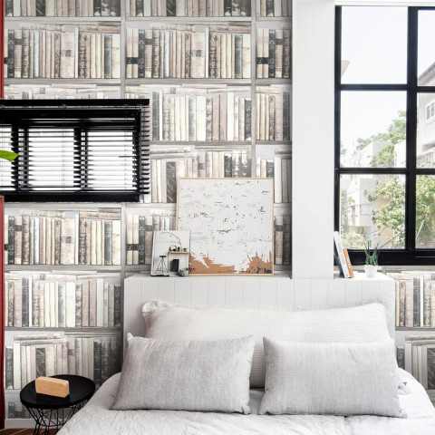 Papier peint livres blancs - WHITEBOOK++