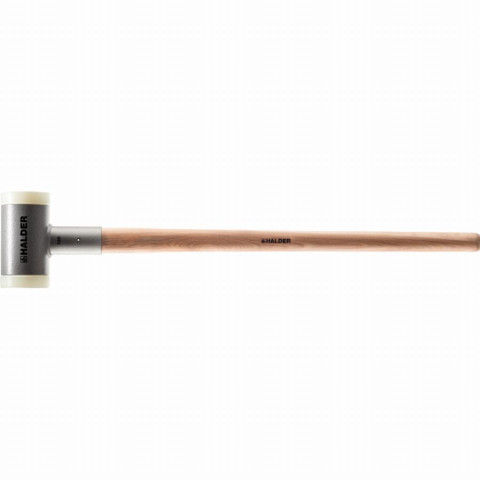 Maillet sans rebond, avec manche, vernis, en hickory réduisant les vibrations, ergonomique - d=80 mm / poids=3600 g - 3366.0s3