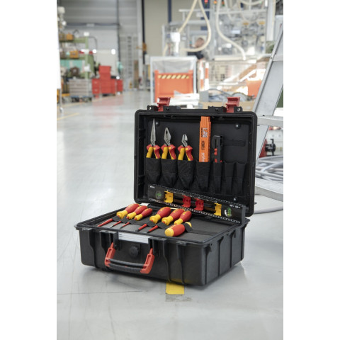 Caisse à outils Basic Set L electric 18 pièces - WIHA - 45530