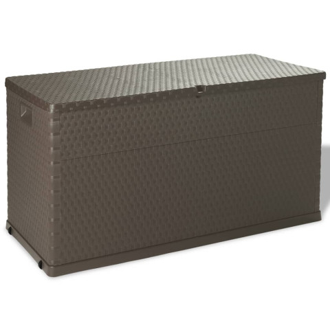 Boîte de stockage de jardin 120x56x63 cm PP Rotin - Couleur au choix