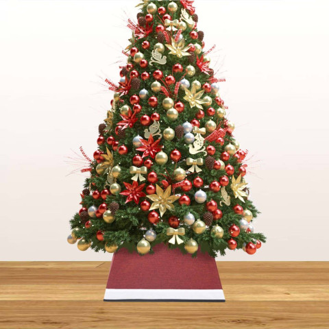  Jupe de sapin de Noël 48x48x25 cm - Couleur au choix