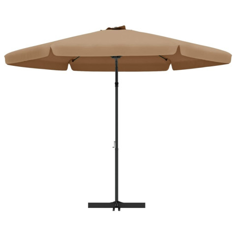 Parasol d'extérieur avec mât en acier 300 cm - Couleur au choix