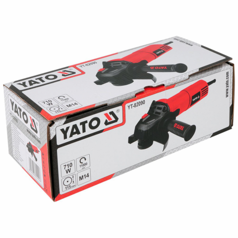 YATO Meuleuse d’angle 710 W 115 mm Métal YT-82090
