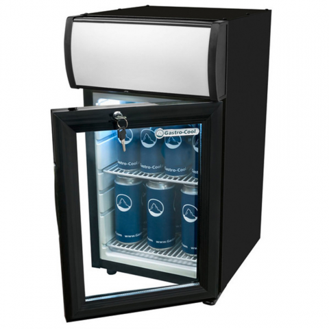 Gastro-Cool Arrière-bar vitré Réfrigérateur 21 L GCDC25