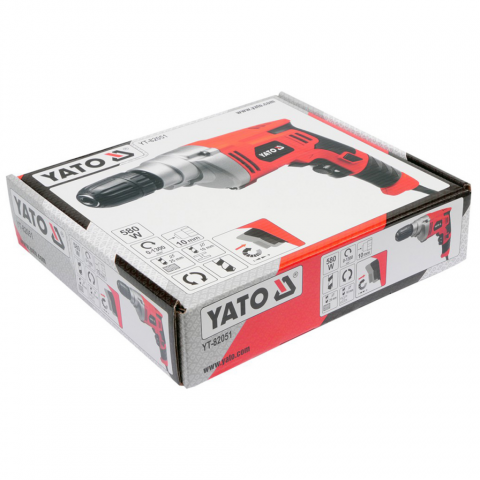 YATO Perceuse électrique 580 W Métal YT-82051