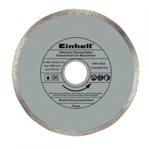 Einhell EINHELL - Disque diamanté Ø 180 x 25.4