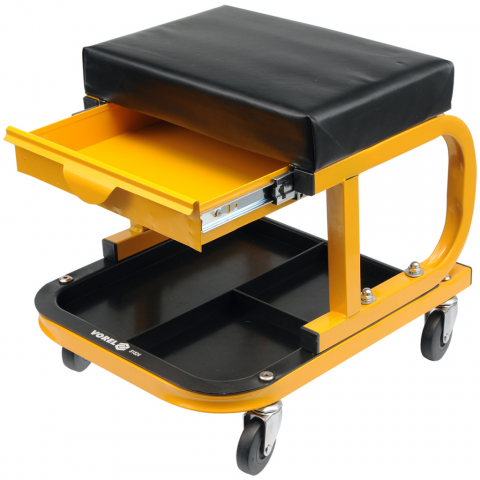 VOREL Tabouret de travail avec tiroir Vorel