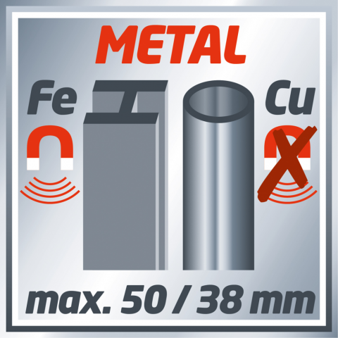 Einhell Détecteur numérique de tuyau, filetage et cheville TC-MD 50