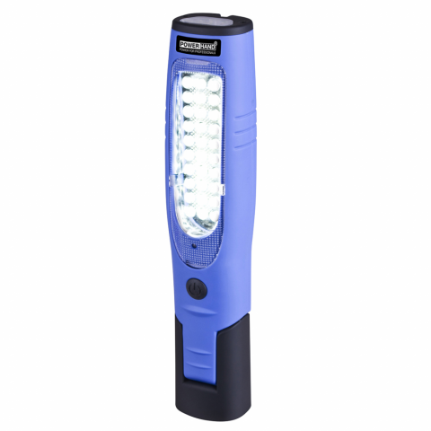 Powerhand Lampe de travail micro-USB rechargeable Li-ion Bleu