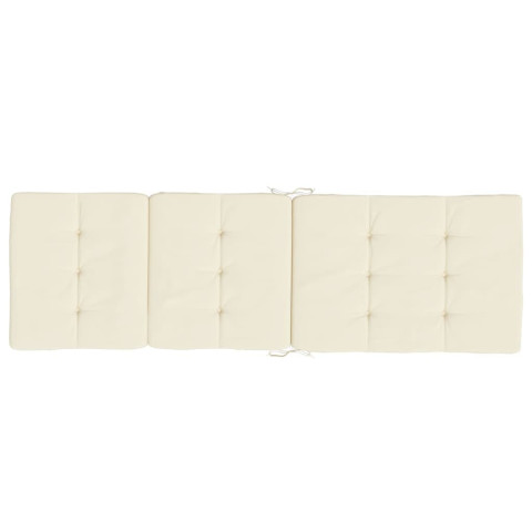 Coussins de chaise longue lot de 2 tissu oxford - Couleur au choix