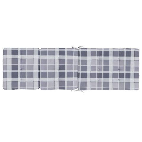 Coussins de chaise longue lot de 2 tissu oxford - Couleur au choix