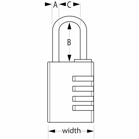 Master lock cadenas à combinaison aluminium noir 40 mm 7640eurdblklh