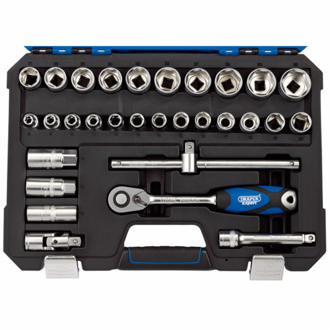 Draper tools expert jeu de douilles métriques 30 pcs 1/2" 16452