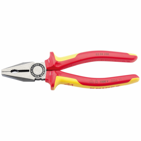 Knipex pinces mixtes isolées vde 200 mm 31920