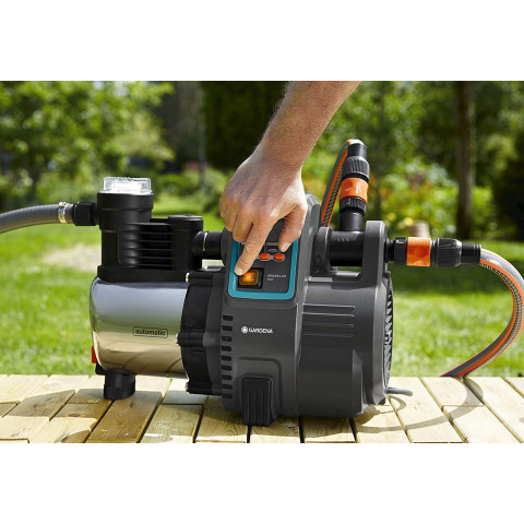 Pompe automatique 1300w 6000 l/h aspiration d'amorçage max. 8 m - 6000/6e lcd