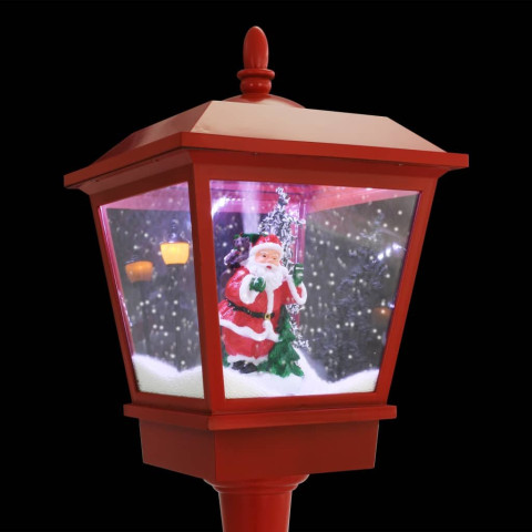 Lampadaire de Noël avec Père Noël 180 cm LED