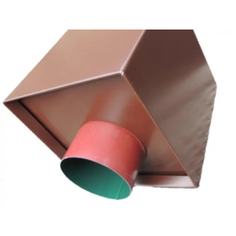 Boite à eau alu 400x400x400 - RAL 7017 Brun Chocolat