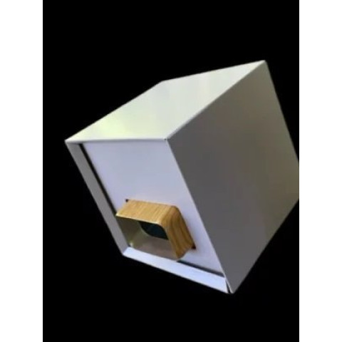 Boite à eau alu 300x300x300 - RAL 7036 Gris Platine