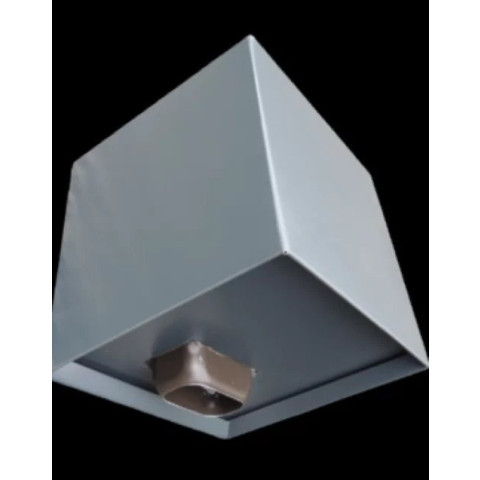 Boite à eau alu 400x400x400 - RAL 7016 Gris Anthracite
