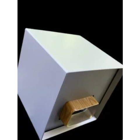 Boite à eau alu 400x400x400 - RAL 9006 Gris
