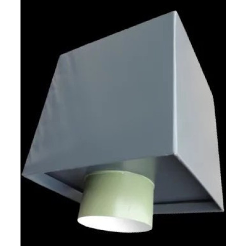 Boite à eau alu 200x200x210 - RAL 7016 Gris Anthracite