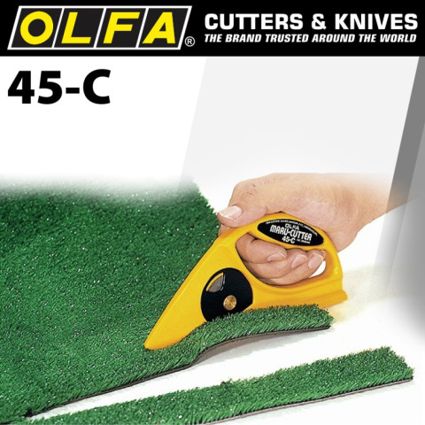 Cutter OLFA 45-C avec lame circulaire rotative de 45 mm - CARPENTRAS SIGN - OL59852