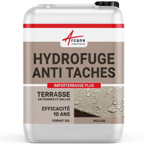 Hydrofuge terrasse - imperméabilisant solvanté - imperterrasse plus  - Conditionnement au choix
