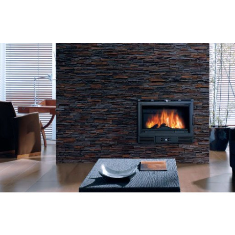 Ferlux insert turbo en fonte 850 12,6kw grand foyer