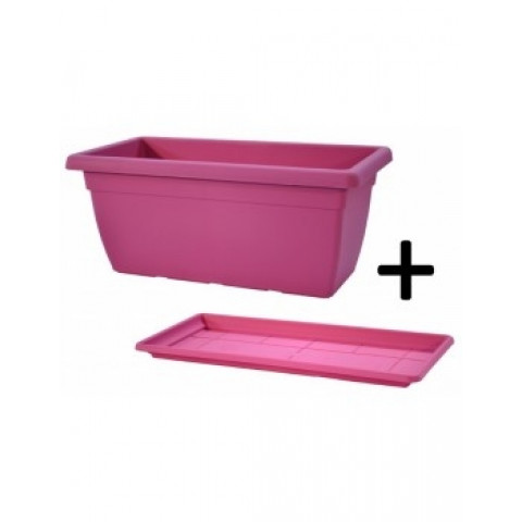 Jardinière et plateau sylvia 80x40x34cm chapelu- coloris au choix