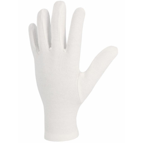 Gant coton interlock blanchi ourlet version lourde - SINGER - JB