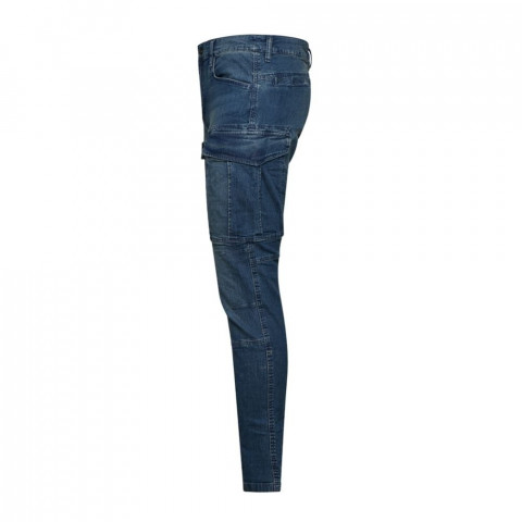 Jean de travail multipoches denim stretch slim diadora stone - Taille au choix