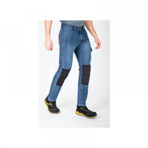 Jeans de travail normé rica lewis - homme - taille 42 - multi poches - coupe charpentier - corje2