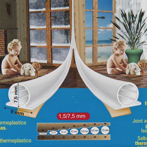 Joint adhésif thermoplastique blanc 2x3m
