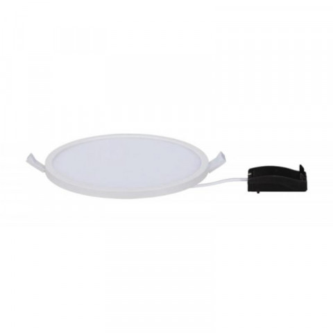 Kit spot à encastrer led areo ip44 rond blanc 1x8 w 3000°k ø 120 mm