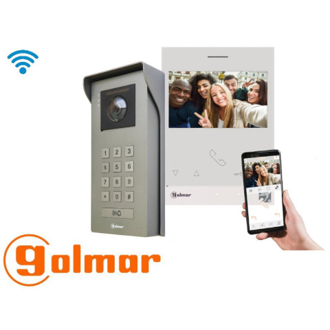 Kit visiophone connecté wifi golmar soul 4" access