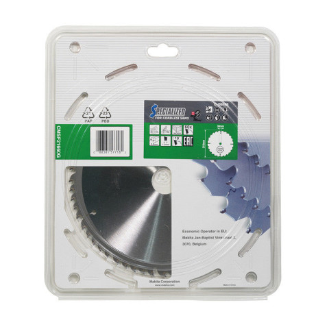 Lame carbure EFFICUT bois pour scies radiales à batterie MAKITA216x30mm, 60 dents - MAKITA - E-08888