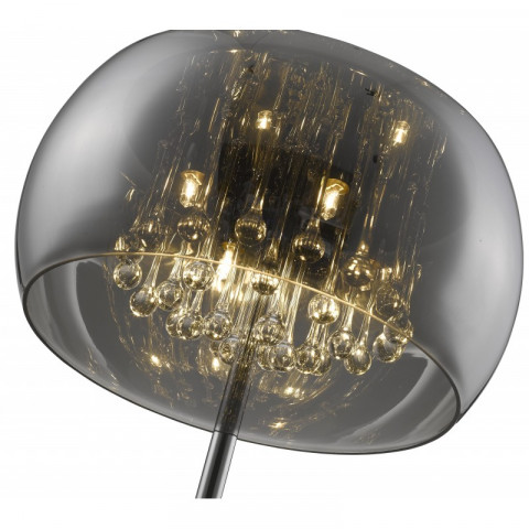 Lampadaire chrome ludlow 4 lumières