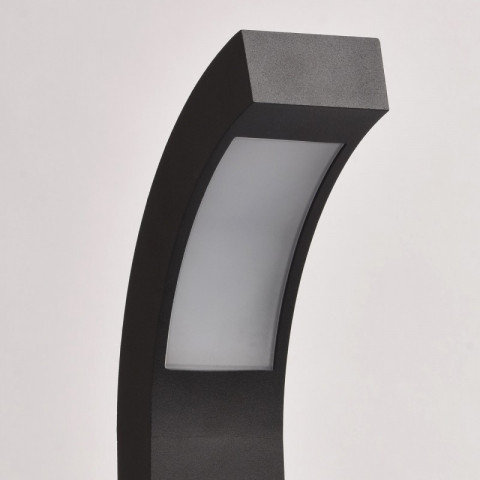 Lampadaire noir street 1 ampoule 58 cm