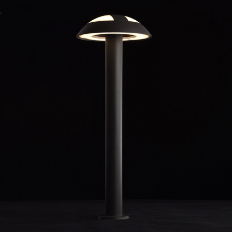 Lampadaire noir street 1 ampoule 70 cm