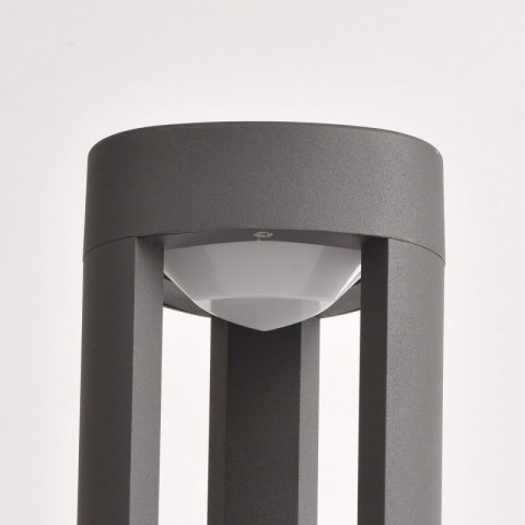 Lampadaire noir street 1 ampoule 80 cm