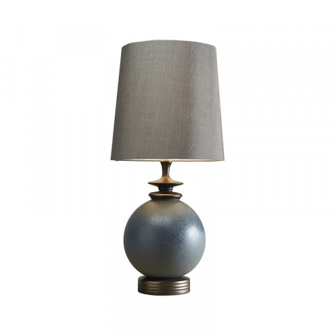 Lampe babushka, porcelaine, sans abat-jour