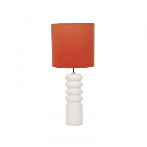 Lampe bubble, céramique, blanc, sans abat-jour