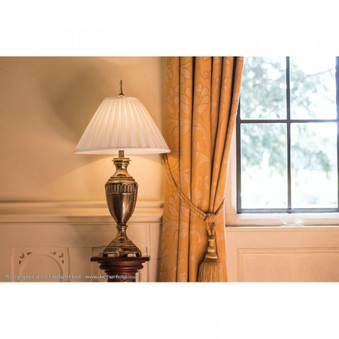 Lampe cincinnati, avec abat-jour perle