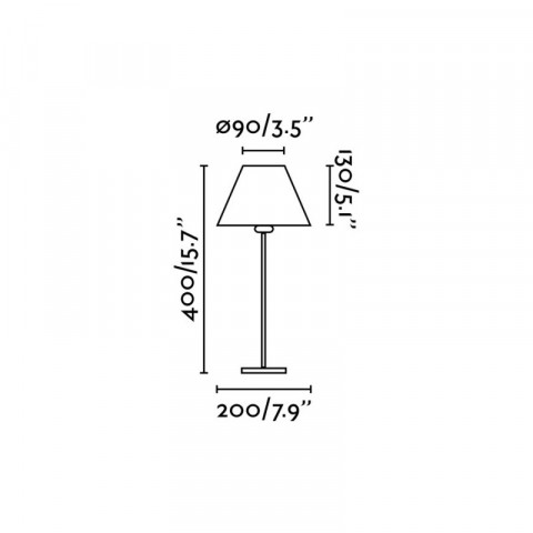 Lampe de table beige nidia 1 ampoule