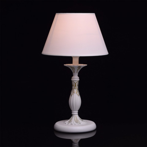 Lampe de table blanche classic 1 ampoule 50 cm