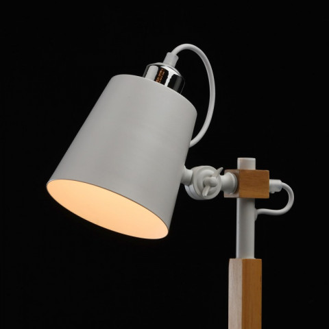Lampe de table blanche megapolis 1 ampoule 53 cm