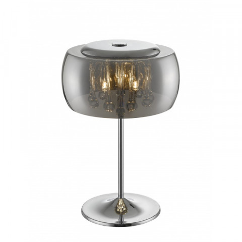 Lampe de table chrome ludlow 3 lumières